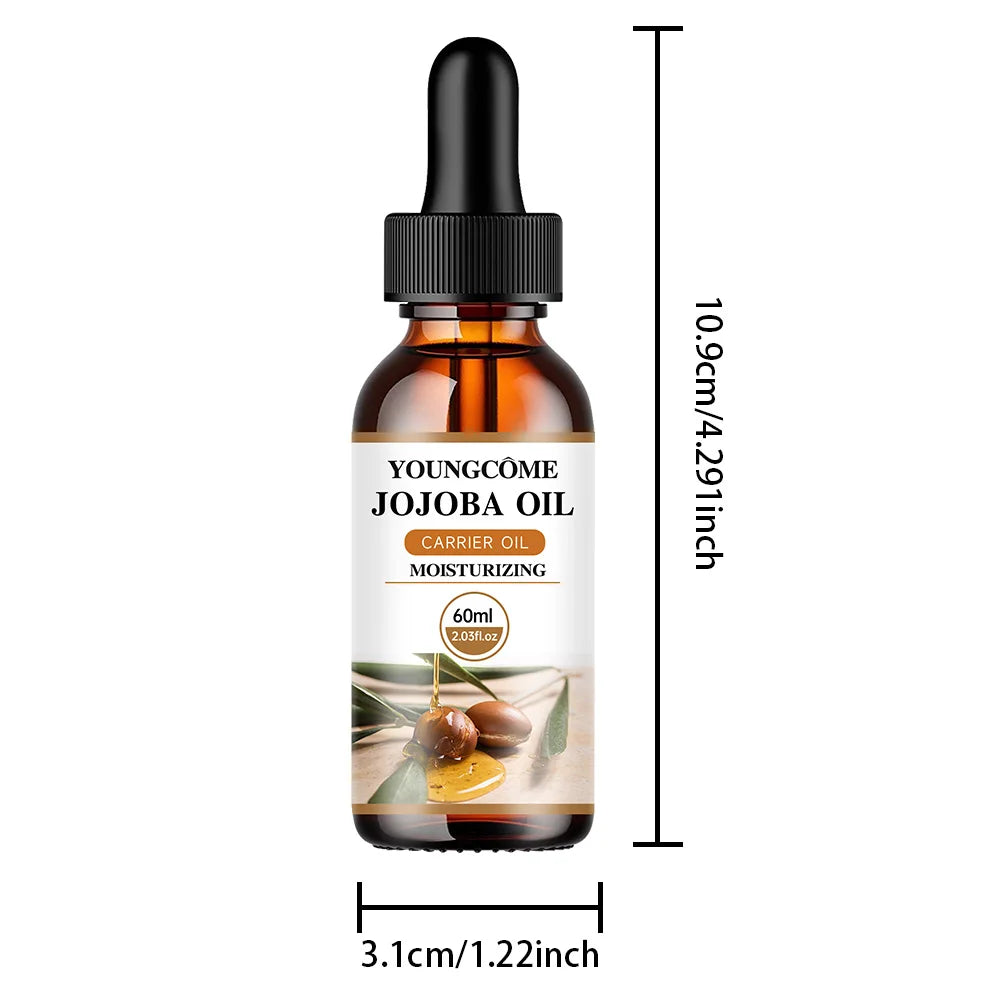 🌿 Huile de Jojoba Naturelle – Hydratation & Éclat