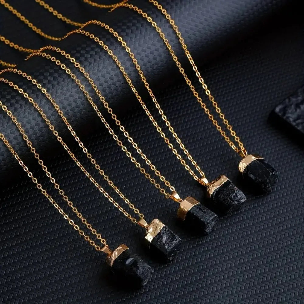 ✨ Tourmaline Noire Naturelle – Pierre de Protection & d'Équilibre Énergétique