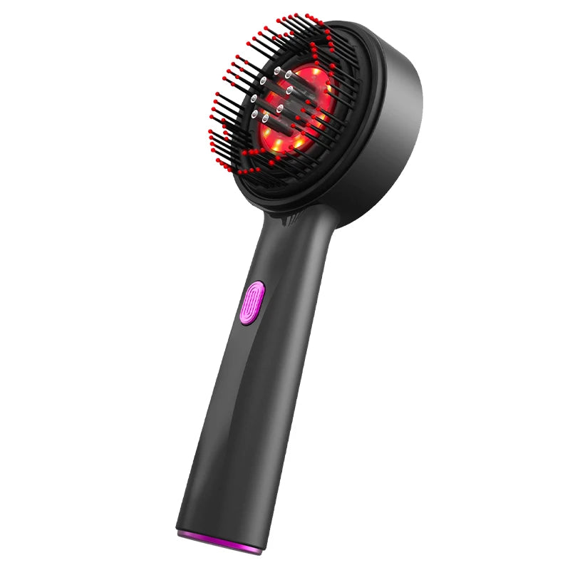 Brosse de Massage Electrique pour le cuir chevelu-EMS & led