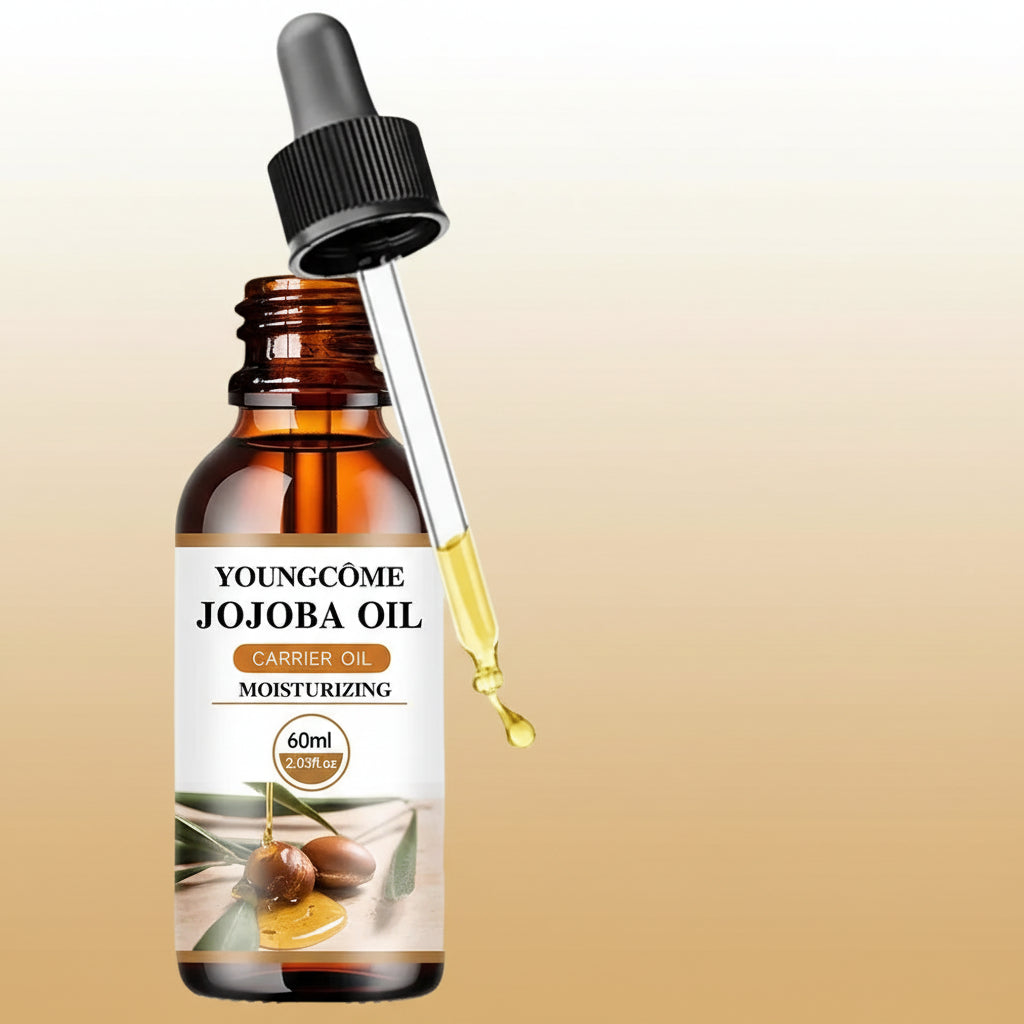 🌿 Huile de Jojoba Naturelle – Hydratation & Éclat