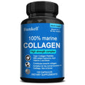 Collagène Marin 100 % – Peptides de Collagène Type I – 120 Capsules