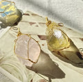 Pendentif en Quartz Naturel SANSHI – Pierre Naturelle Élégante