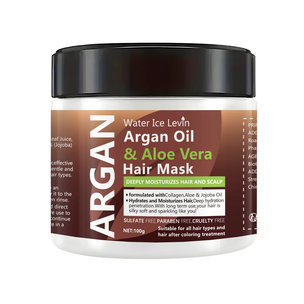 Masque Capillaire à l’Huile d’Argan & Aloe Vera – Nutrition et Hydratation