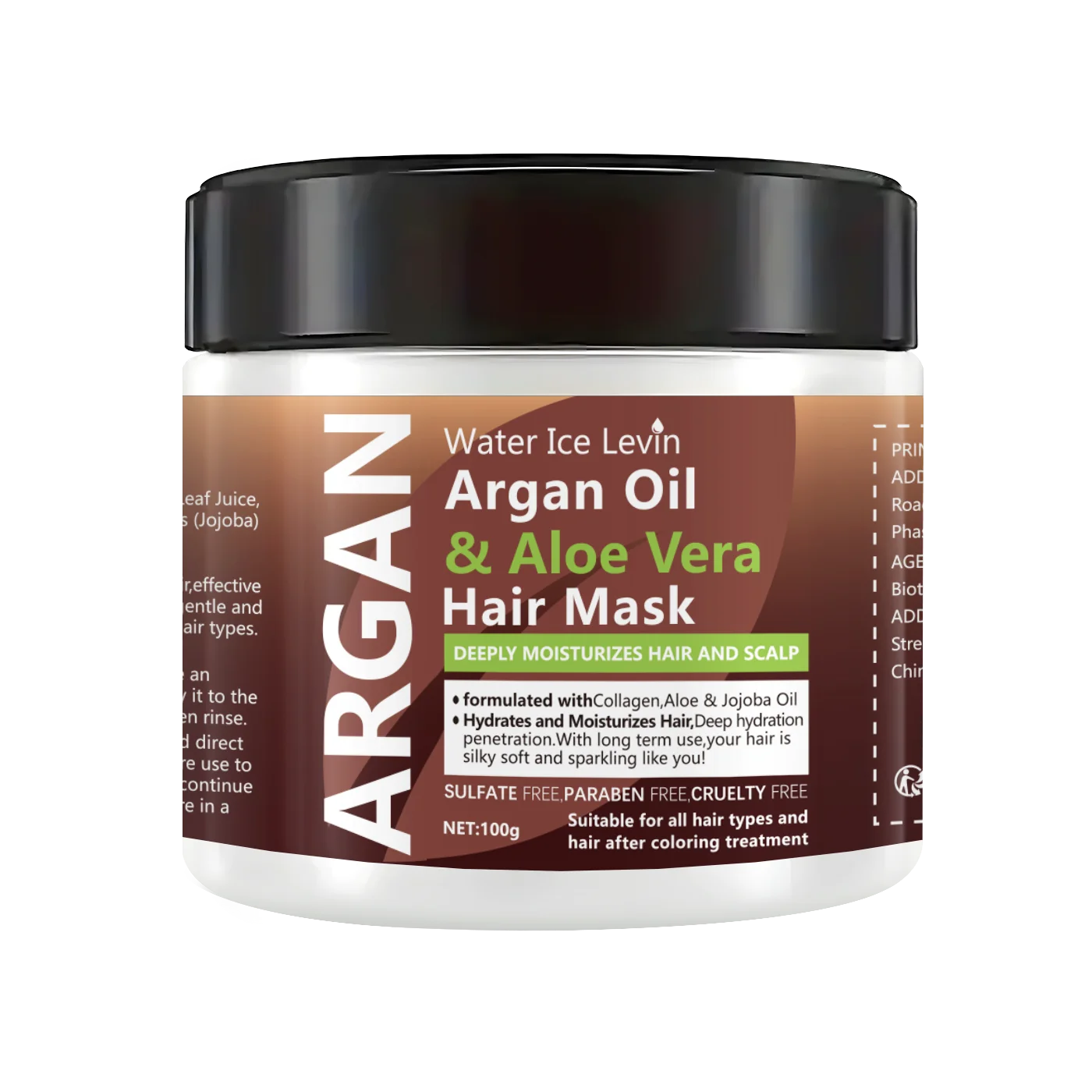 Masque Capillaire à l’Huile d’Argan & Aloe Vera – Nutrition et Hydratation
