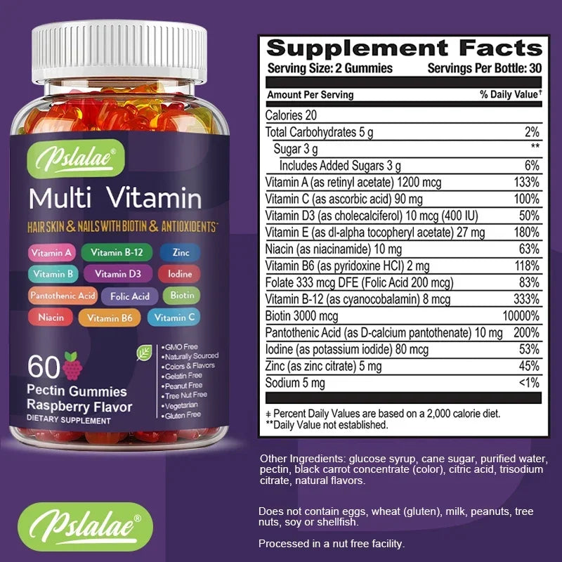 Gummies Multivitamines – Beauté Cheveux, Peau & Ongles