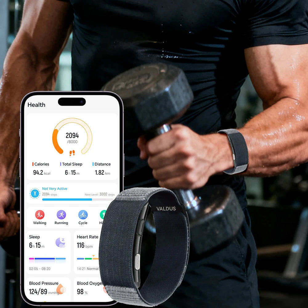 Bracelet Connecté ECG VALDUS – Suivi Santé & Bien-être